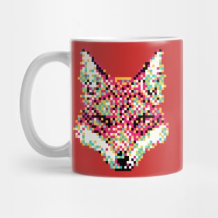 Pixel Art Retro 8-bit Fox Mug